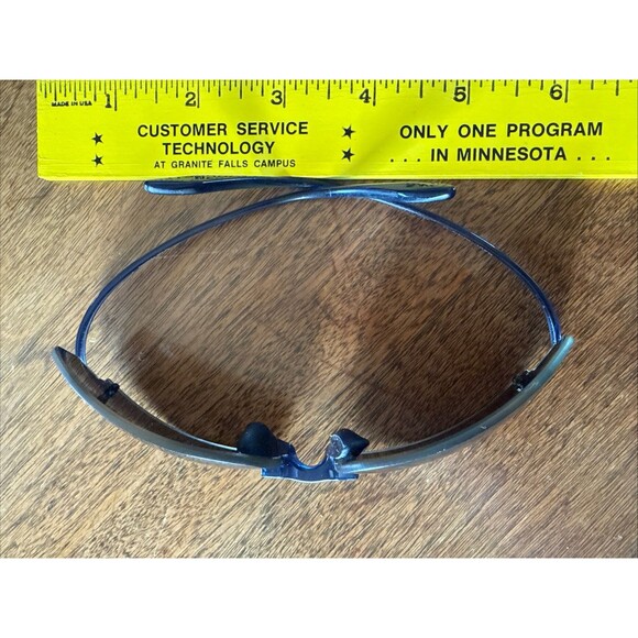 Maui Jim Sunglasses Rimless/Hingeless Sport Blue Frame Lightweight MSRP $248 - Picture 2 of 8